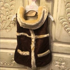 Brown dog jacket